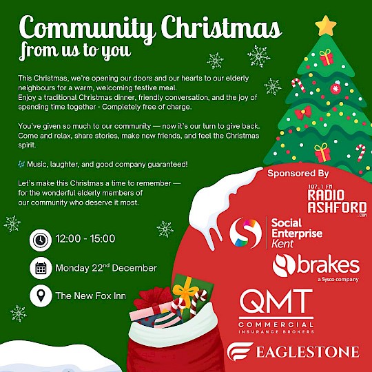 New Fox in Christmas Lunch for the eldery